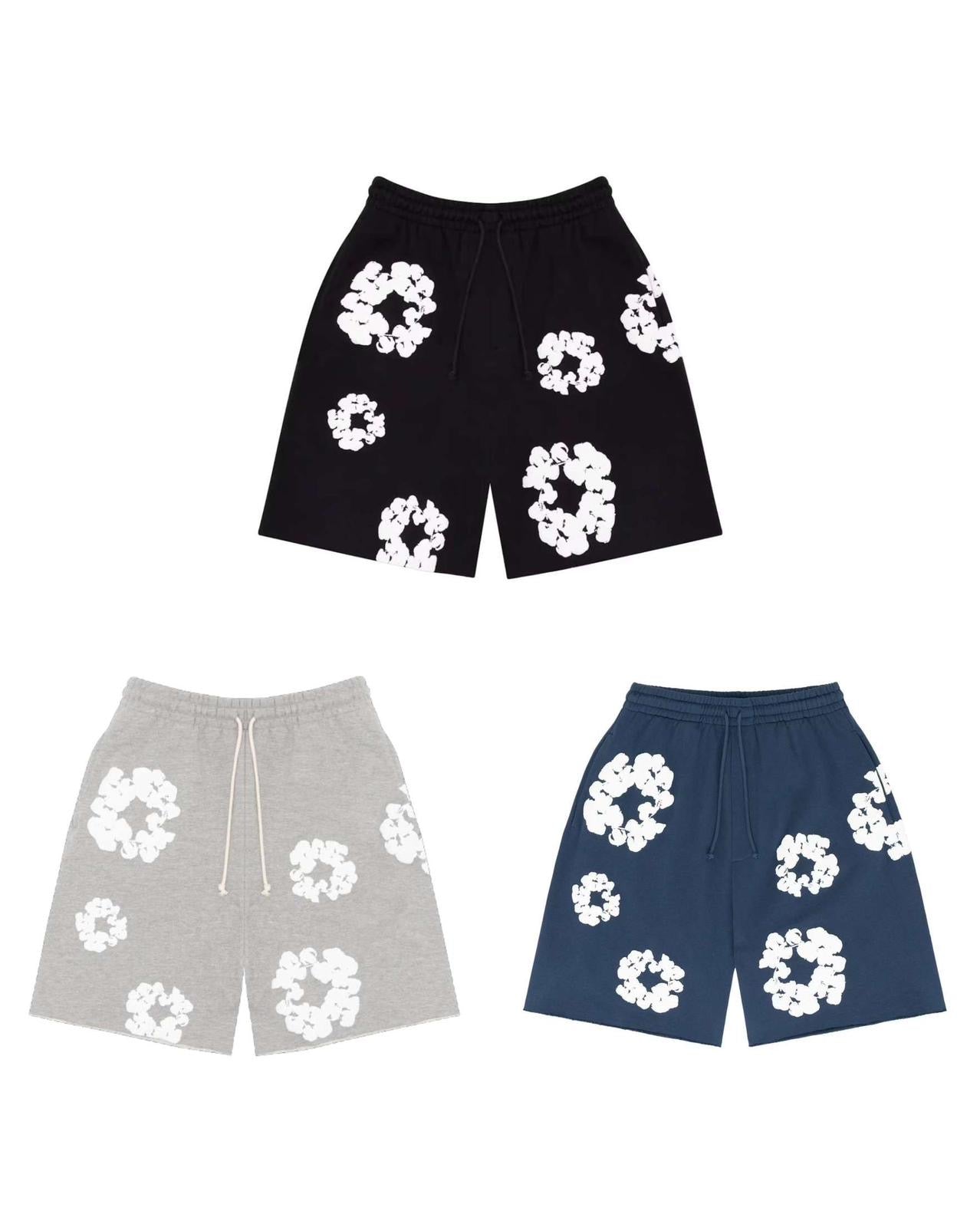 Denim Tears Cotton Wreath Shorts ✓ – Azza Exclusive