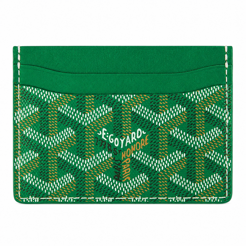 Goyard Card Holder - Green