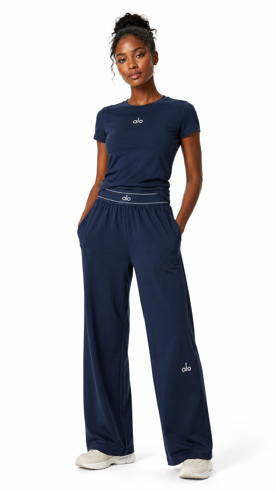 ALO Suit Up Trouser Set - Navy