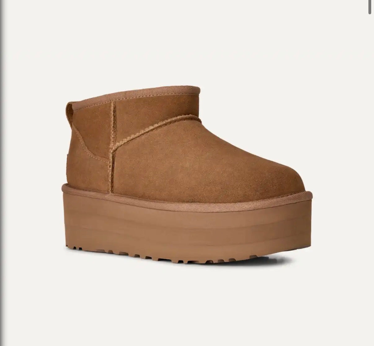 UGG Classic Ultra Mini Platform Boot|Chestnut|Size 6UK|🏴