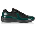Prada America's Cup patent-leather sneakers Green Black - Size 7.5