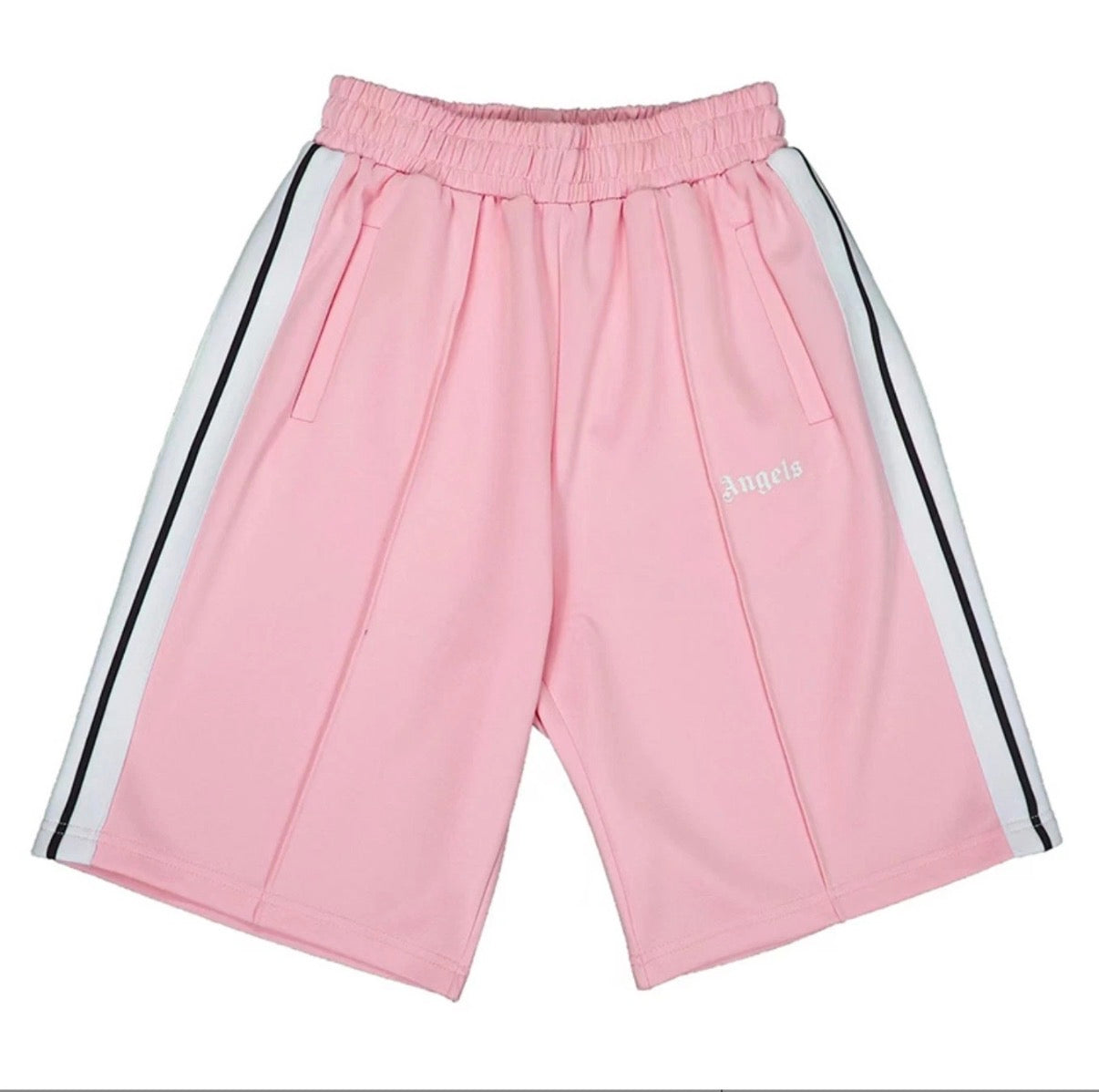 palm angels pink shorts men