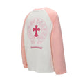 Chrome Hearts pink and white long sleeve t-shirt ⚫️