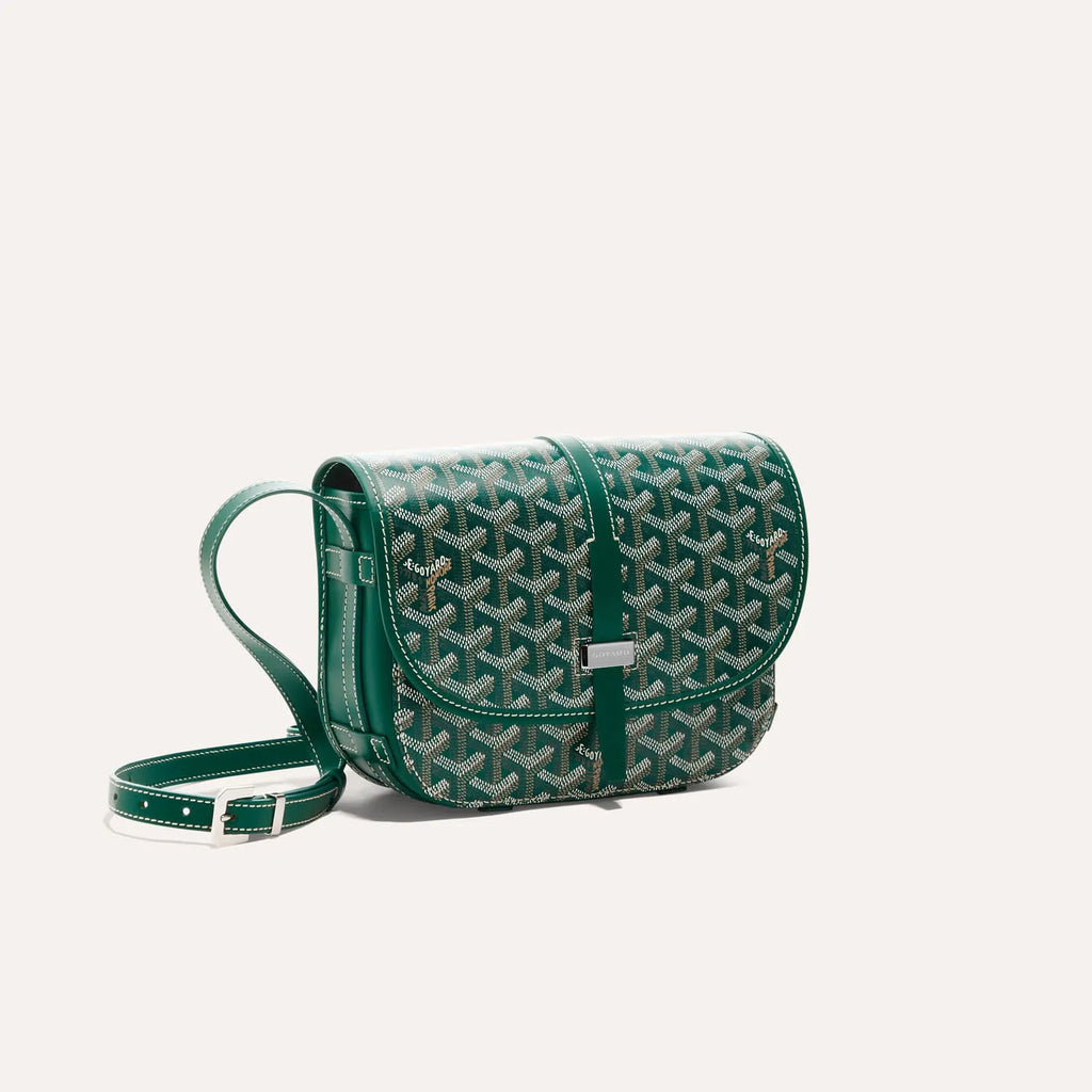 GOYARD BELVEDERE BAG GREEN☑️