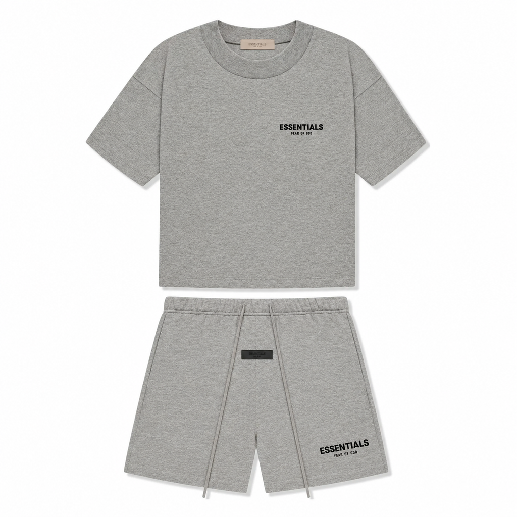 Fear Of God Essentials Short Set 'Dark Oat' (SS22)