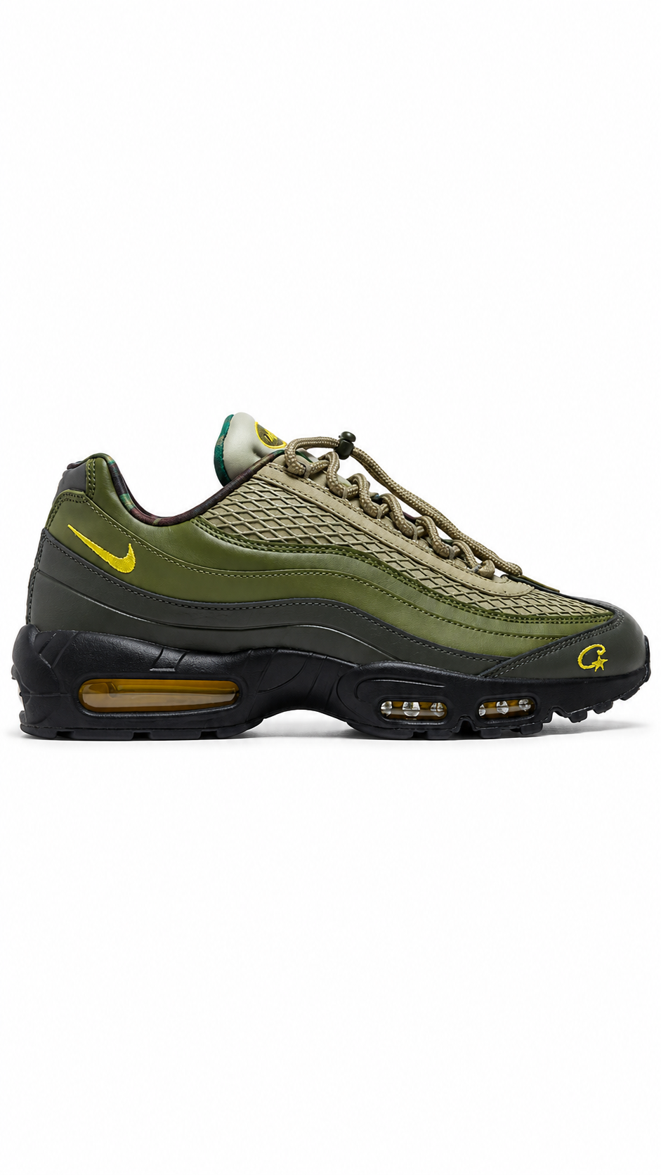 Corteiz x Nike Air Max 95 SP 'Rules the World - Sequoia' - Authenticity Guaranteed