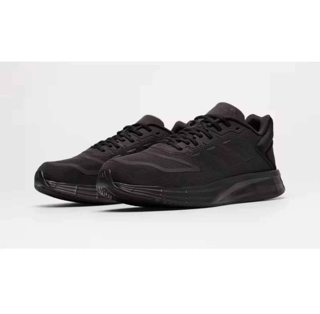 Adidas Duramo 10 Mens Running Shoes Trainers Size 8 - 10 GW8342 Black / Black - new🏴☑️