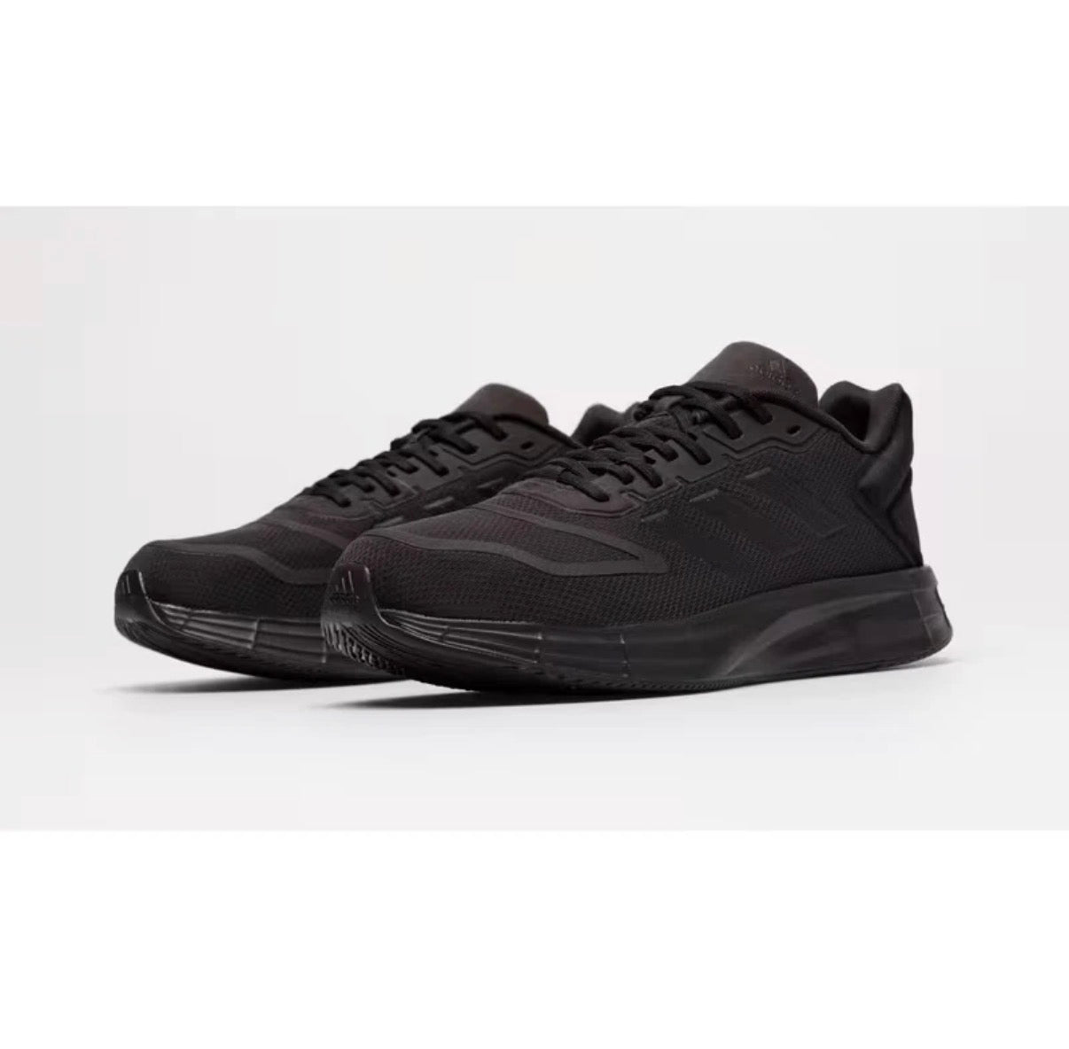 Adidas Duramo 10 Mens Running Shoes Trainers Size 8 - 10 GW8342 Black / Black - new🏴☑️