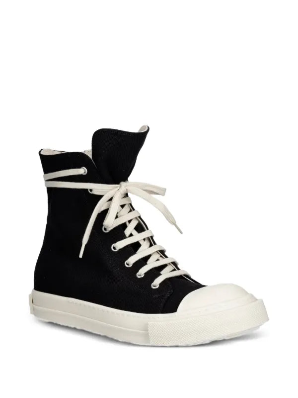 Rick Owens DRKSHDW lace-up zip-fastening sneakers
