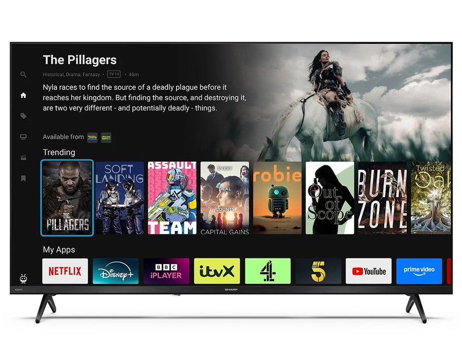 Sharp 2T-C40HE3245KB 40 Inch Smart TV QLED HDR FHD Tivo Quantum Dot HDMI USB - New 🏴
