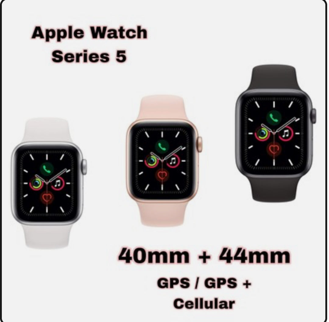 Apple Watch Series 5 - 40mm + 44mm