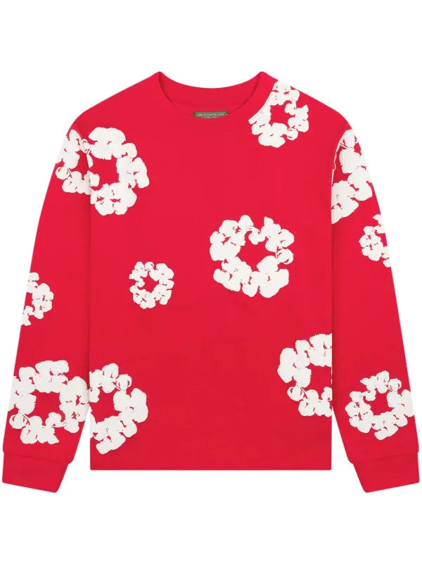 Denim Tears wreath long sleeve T-shirt