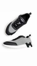 Hermes Bouncing Sneakers Grey Suede