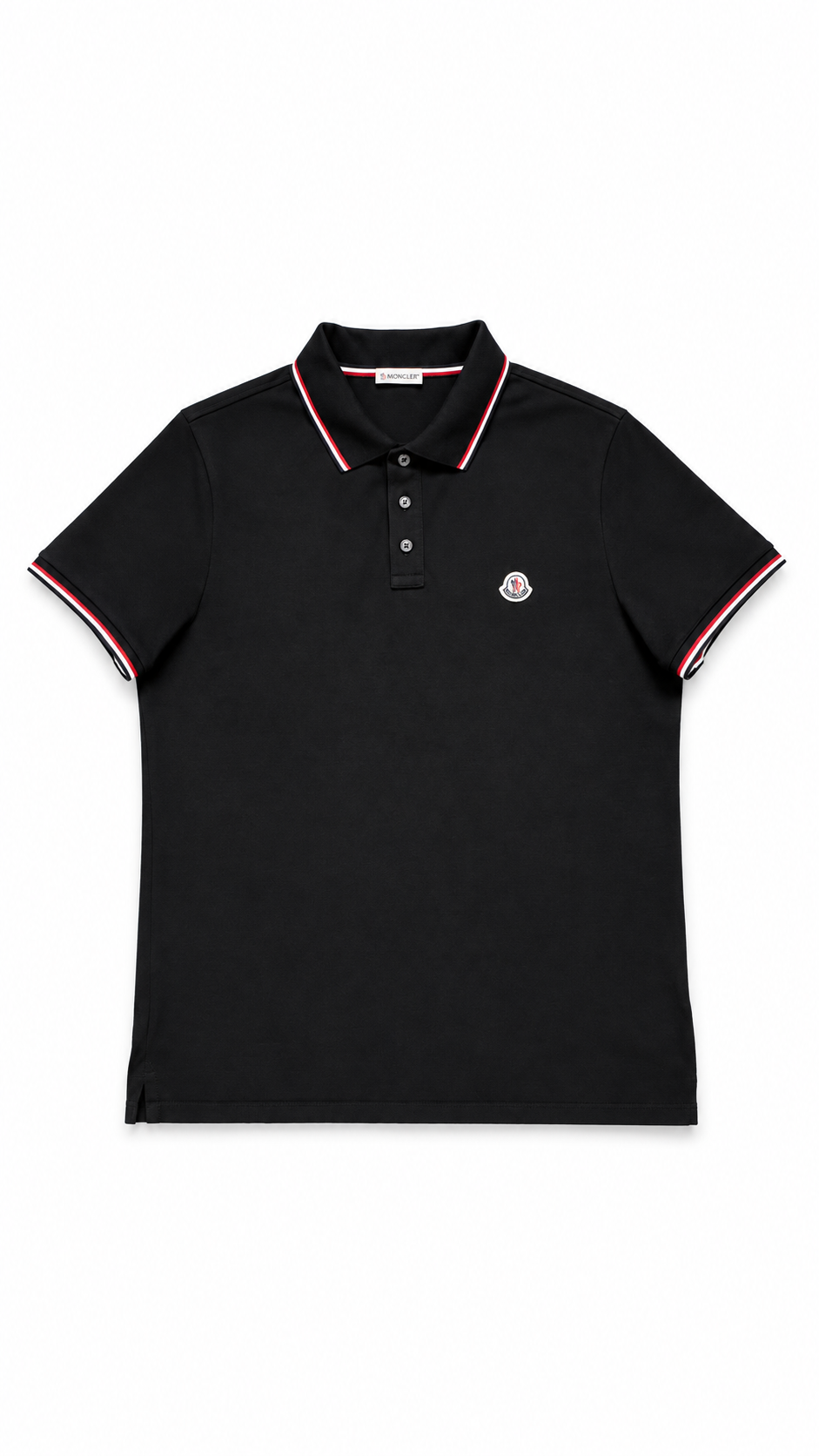 Moncler Polo Black - Authenticity Guaranteed