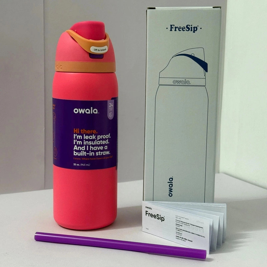 Owala Freesip Water Bottle Stainless Steel 32oz 🏴