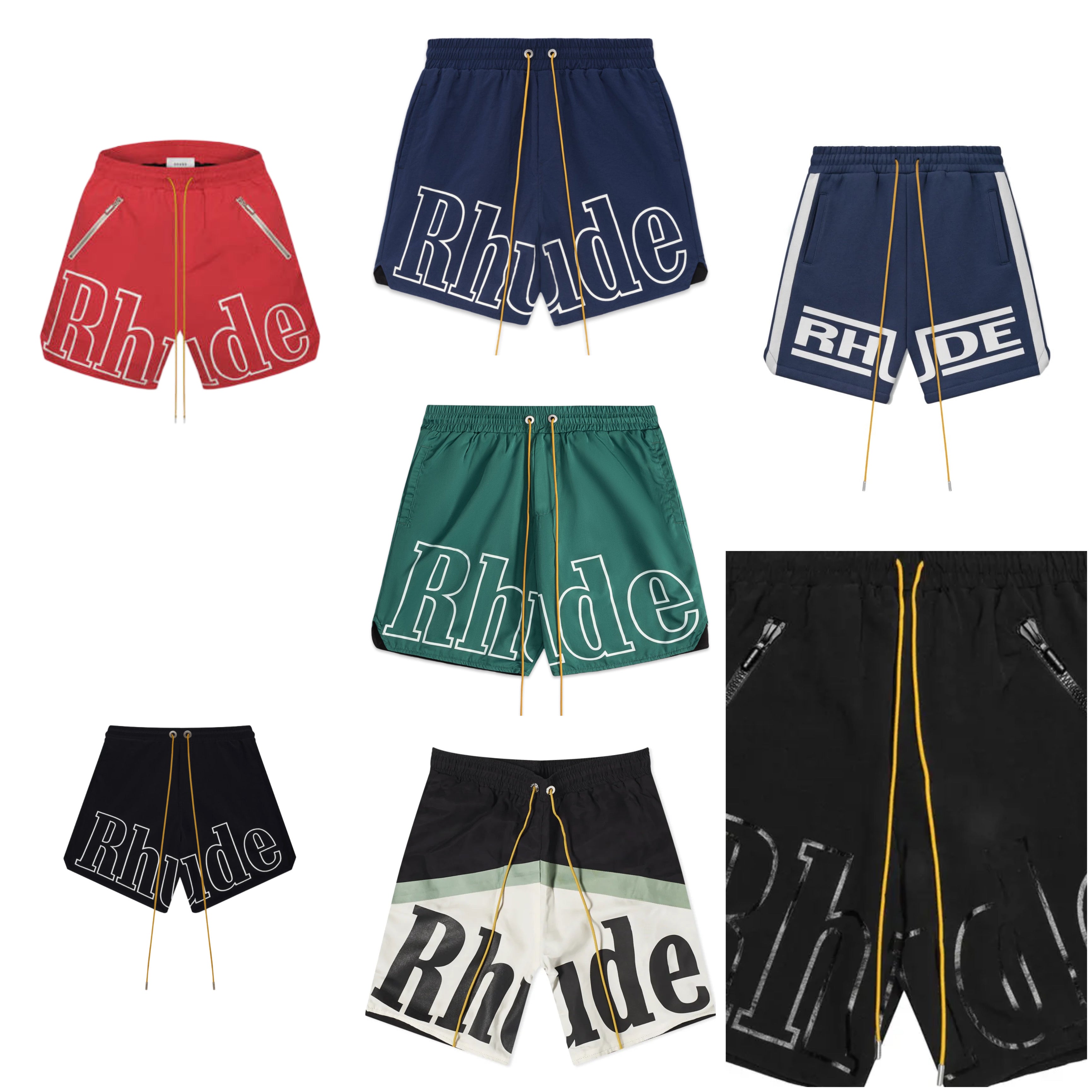 Rhude Logo Track Shorts