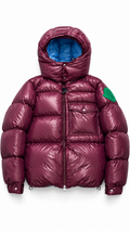 Moncler Men's Barthet Down Jacket Burgundy - Authenticity Guaranteed