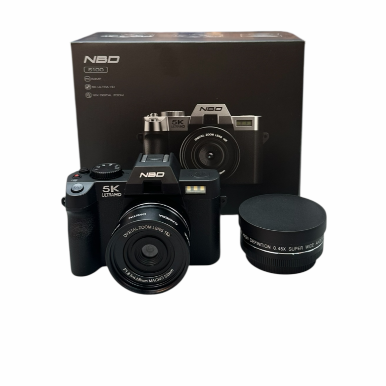 NBD S100 Digital Camera - 4K - 48MP Vlogging Camera for YouTube - Used