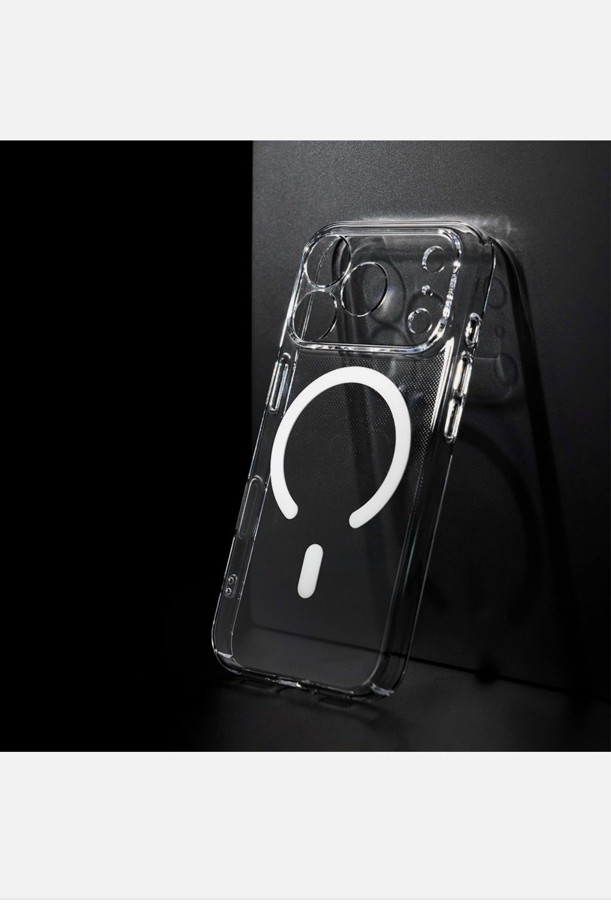 MagSafe Compatible Crystal Clear TPU + PC Shockproof Case For iPhone 17 16 15 14🏴