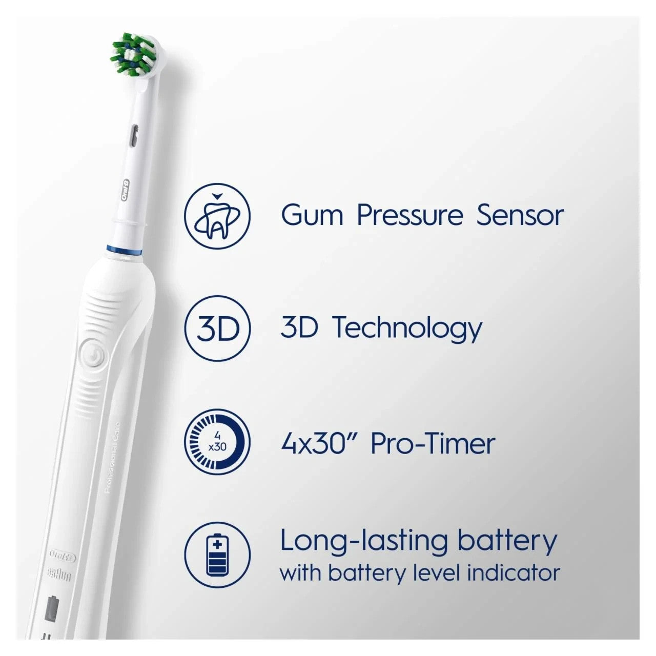 Oral B Pro 1, 680 Cross Action Rechargeable Electric Toothbrush with Travel Case - new 🏴