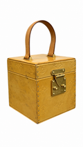 Louis Vuitton Women's Monogram Vernis Bleecker Box Handbag Gold - Authenticity Guaranteed