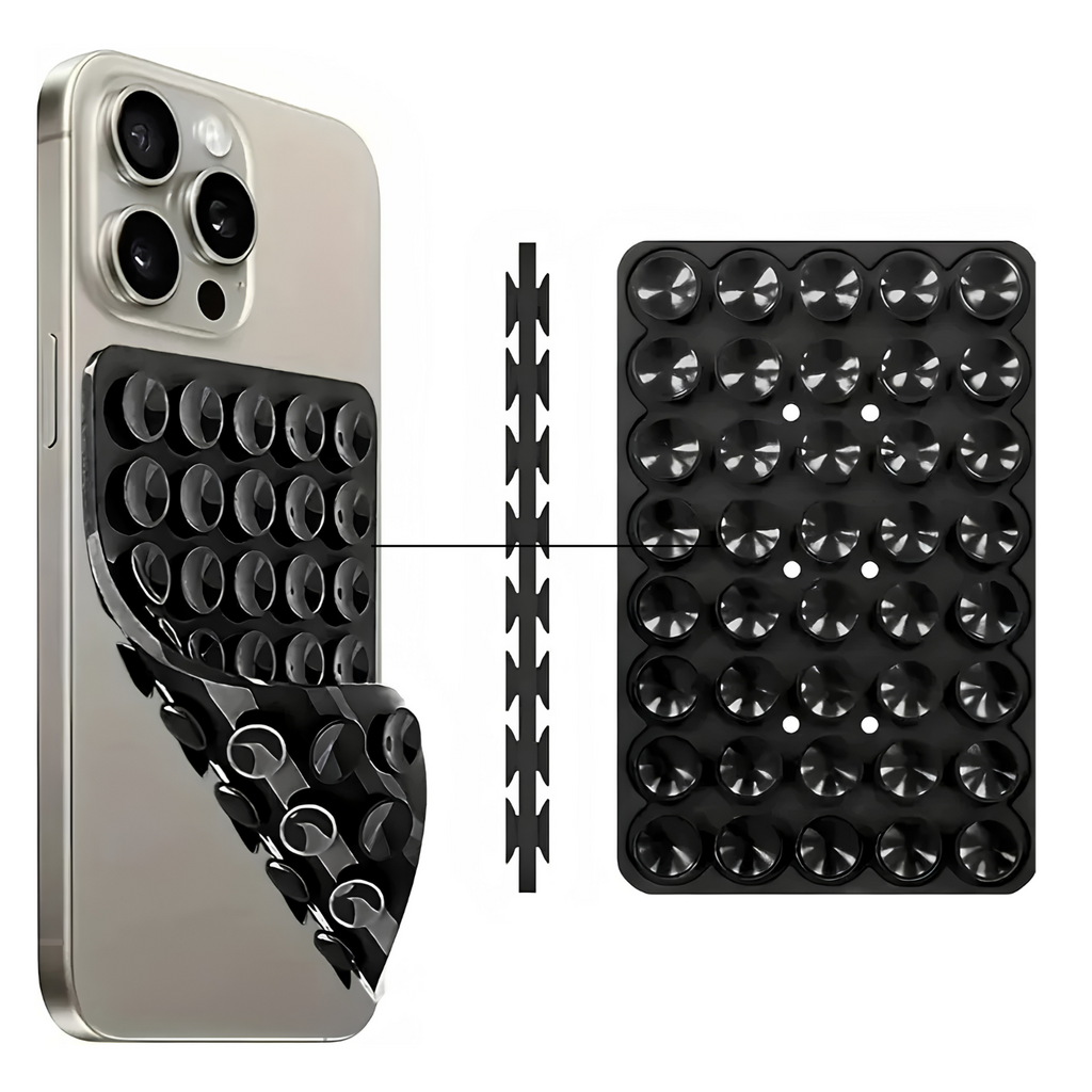 Double Side Silicon Suction Pad Mobile Phone Case Fixture Sticky Grip Band New 🏴