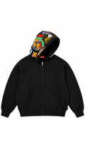 Supreme - FW26 Patches Zip Up Hooded Sweatshirt 'Black - Authenticity Guaranteed
