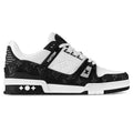Louis Vuitton Black / White Denim Trainers BRAND NEW 🏴☑️