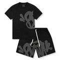 Syna*Retro Short Sleeve T-shirt Top Shorts Outfit Set - New 🏴