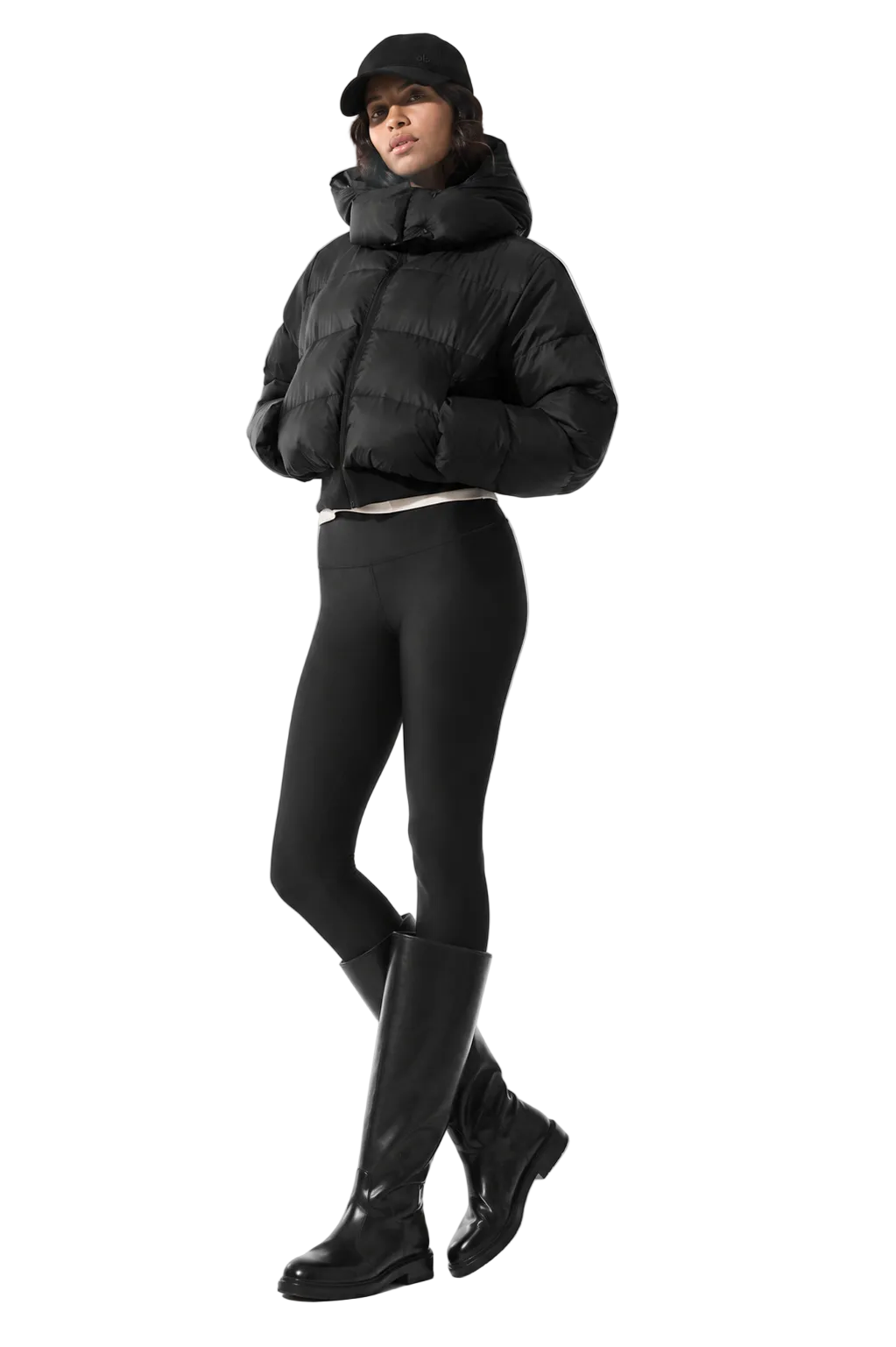 ALO Foxy Puffer Jacket - Black
