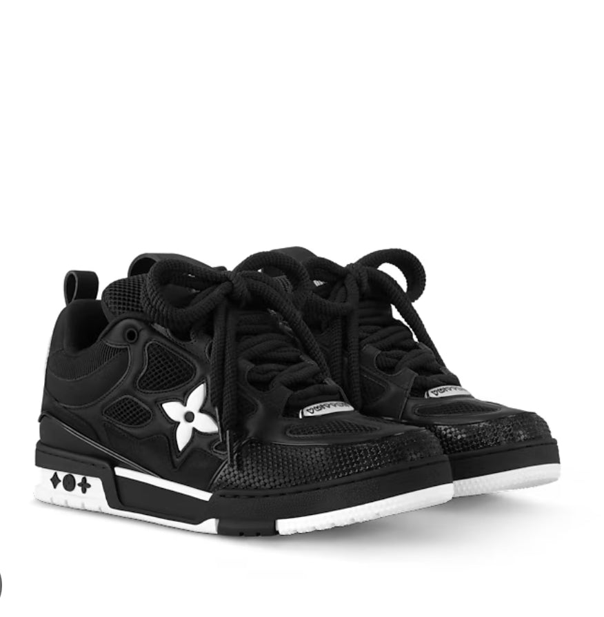 Louis Vuitton Skates Black & White Trainers ☑️