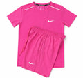 Pink Nike Set T-Shirt And Shorts - New