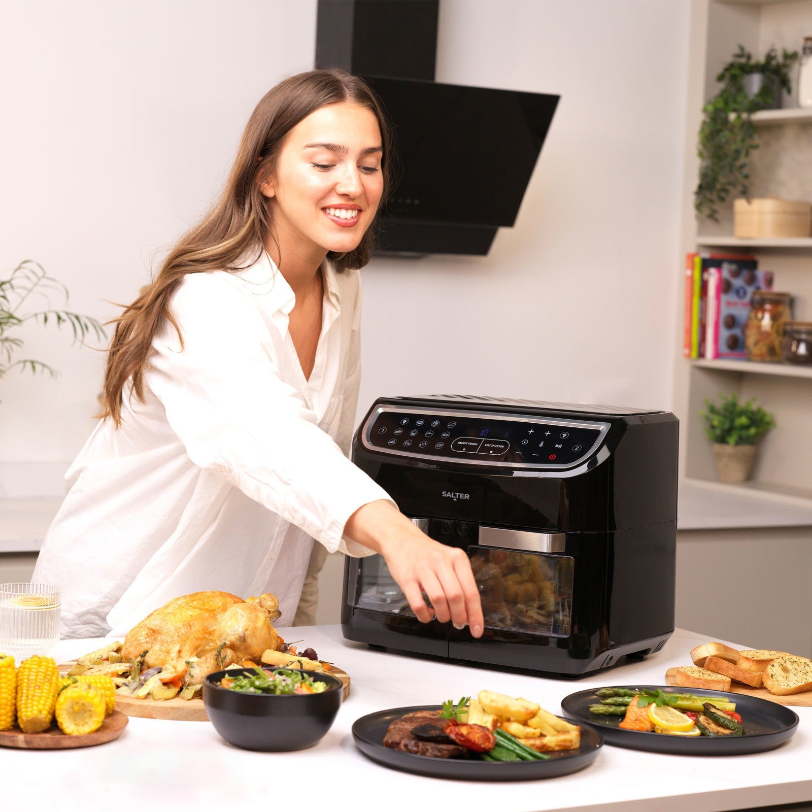 Salter Air Fryer Dual View Oven XL Multi-Cooker 12 L Capacity Easy Clean 2600 W - New 🏴