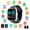 Smart Watch Fitness Tracker Blood Pressure Heart Rate for Android & iOS Apple