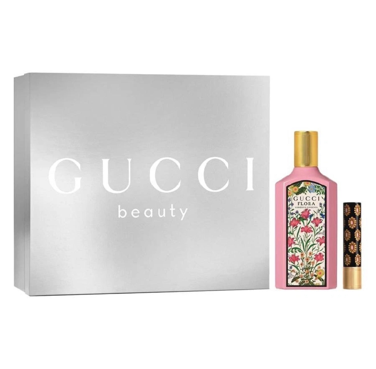 Gucci Flora Gorgeous Gardenia Eau de Parfum 50ml Spray + 3ml Mascara Gift Set
