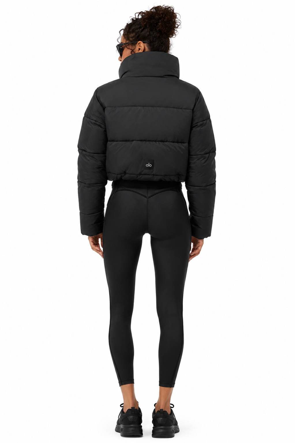ALO Gold Rush Puffer Jacket - Black