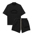 SS23 JET BLACK ESSENTIALS SHORT SET