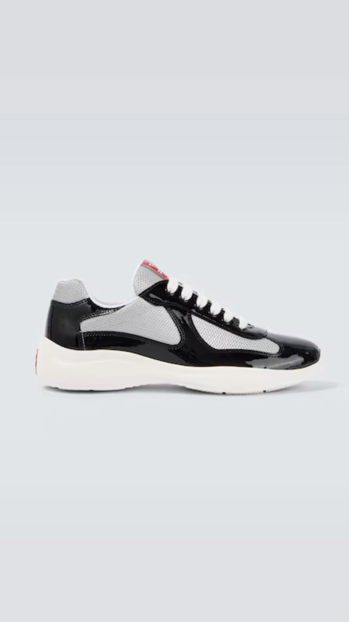 Prada America's Cup Patent Leather sneakers Black