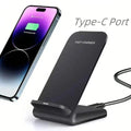 100W Fast Wireless Charger Stand Dock For Apple iPhone Samsung Android - New 🏴