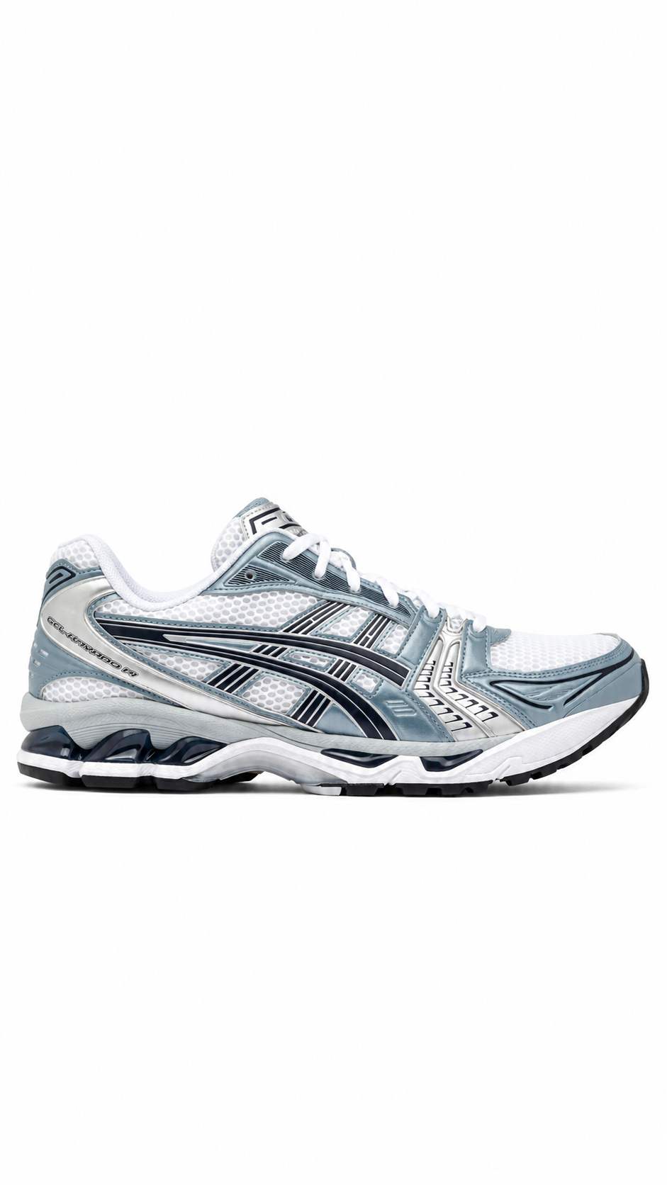 ASICS GEL-KAYANO 14 WHITE FJORD GREY - Authenticity Guaranteed