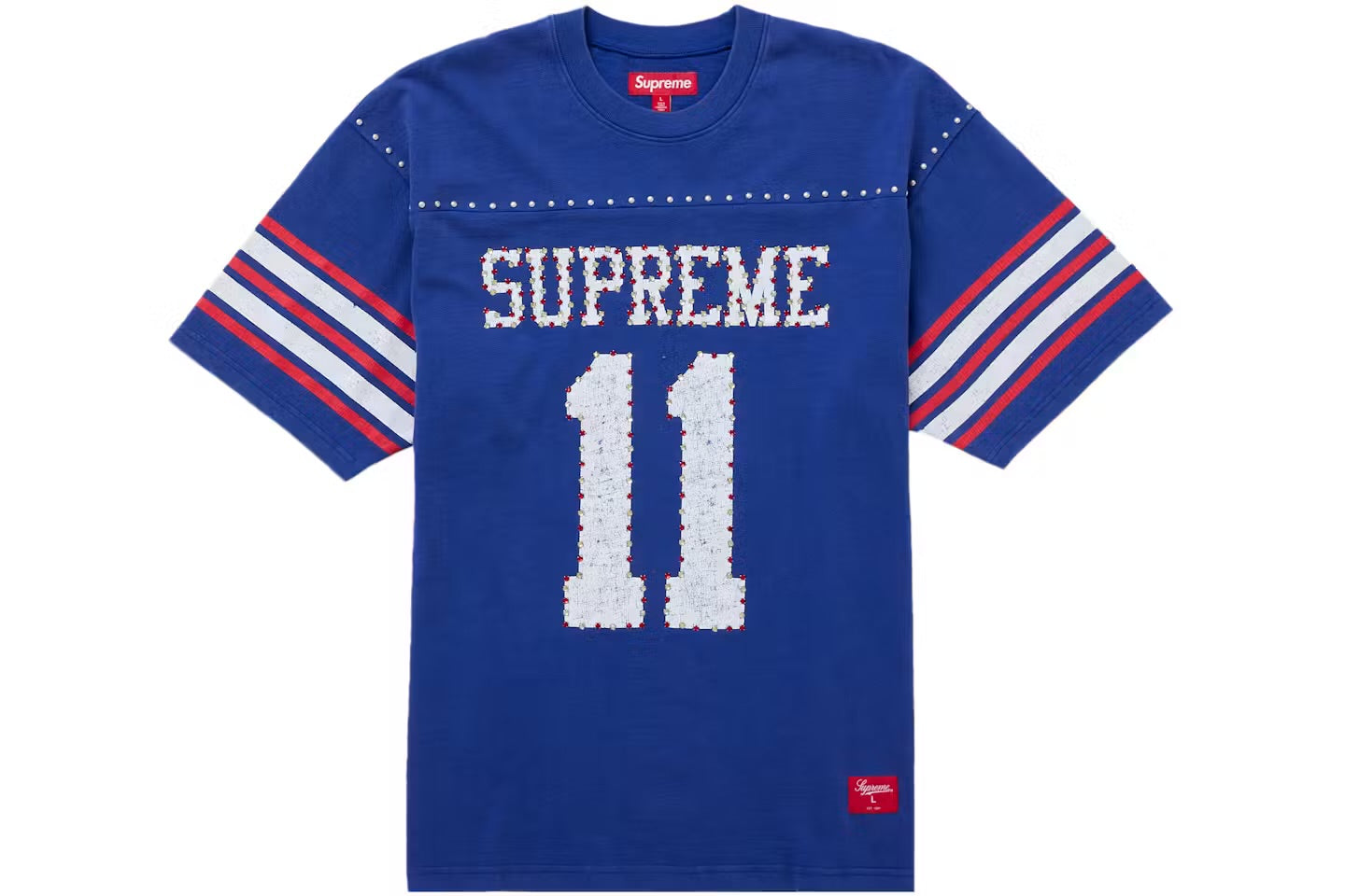 Supreme Studded S/S Football Top SS26✔️