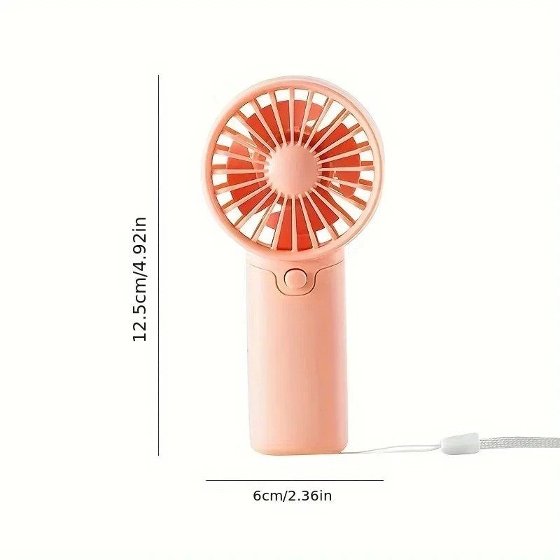 Mini Handheld Fan Portable Fold Desk Cooler Cooling USB Rechargeable 4000MAH - New 🏴