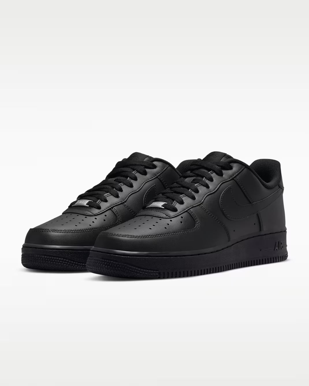 Nike Air Force 1 '07 Low Triple Black - New 🏴
