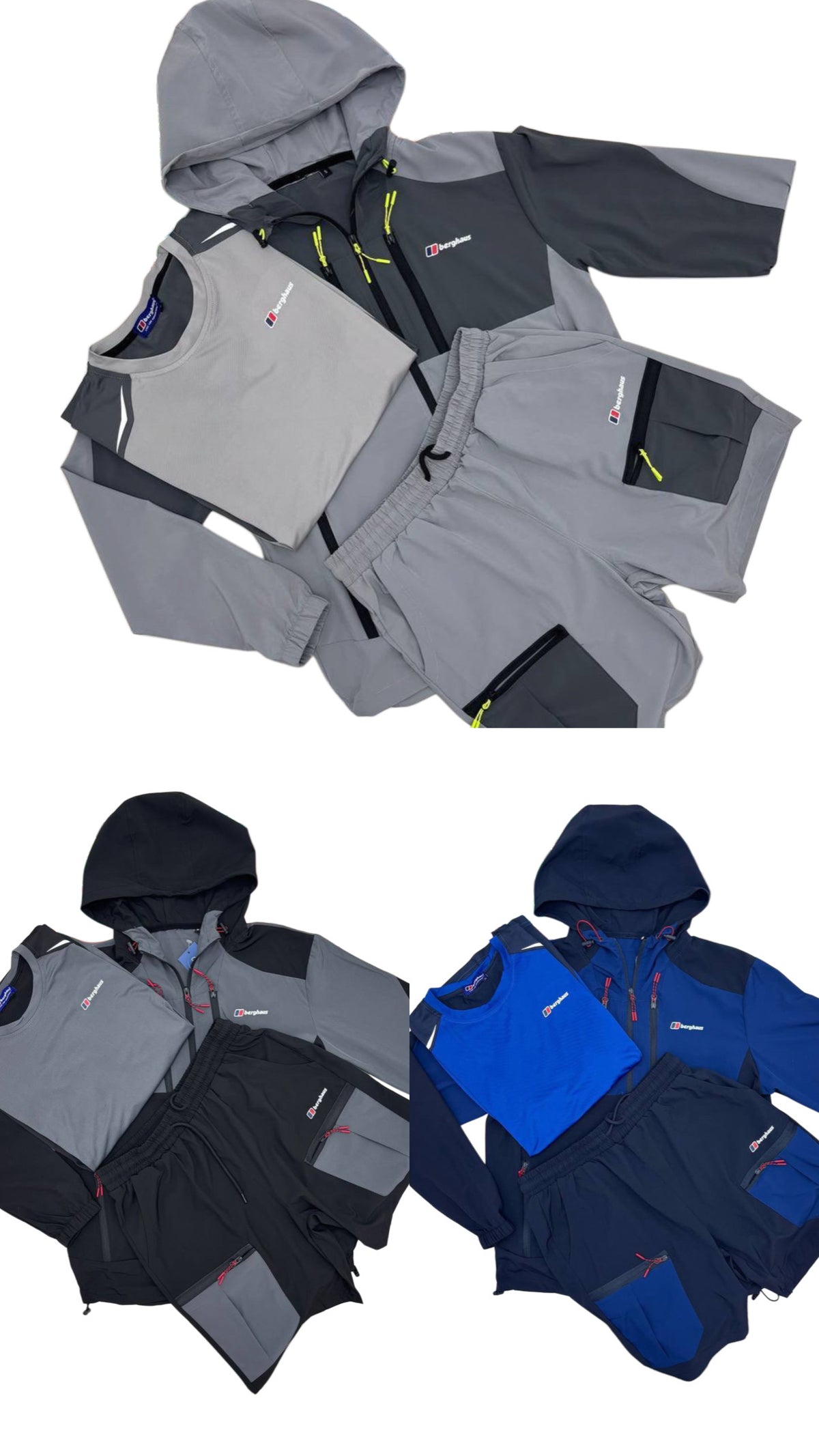 Berghaus Tracksuit Shorts Sets With Shirt
