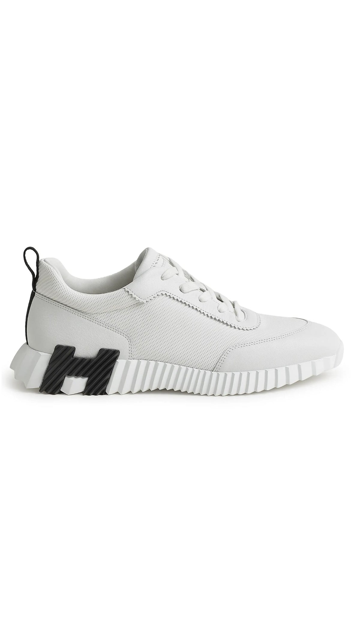 Hermes Bouncing Sneakers White Black