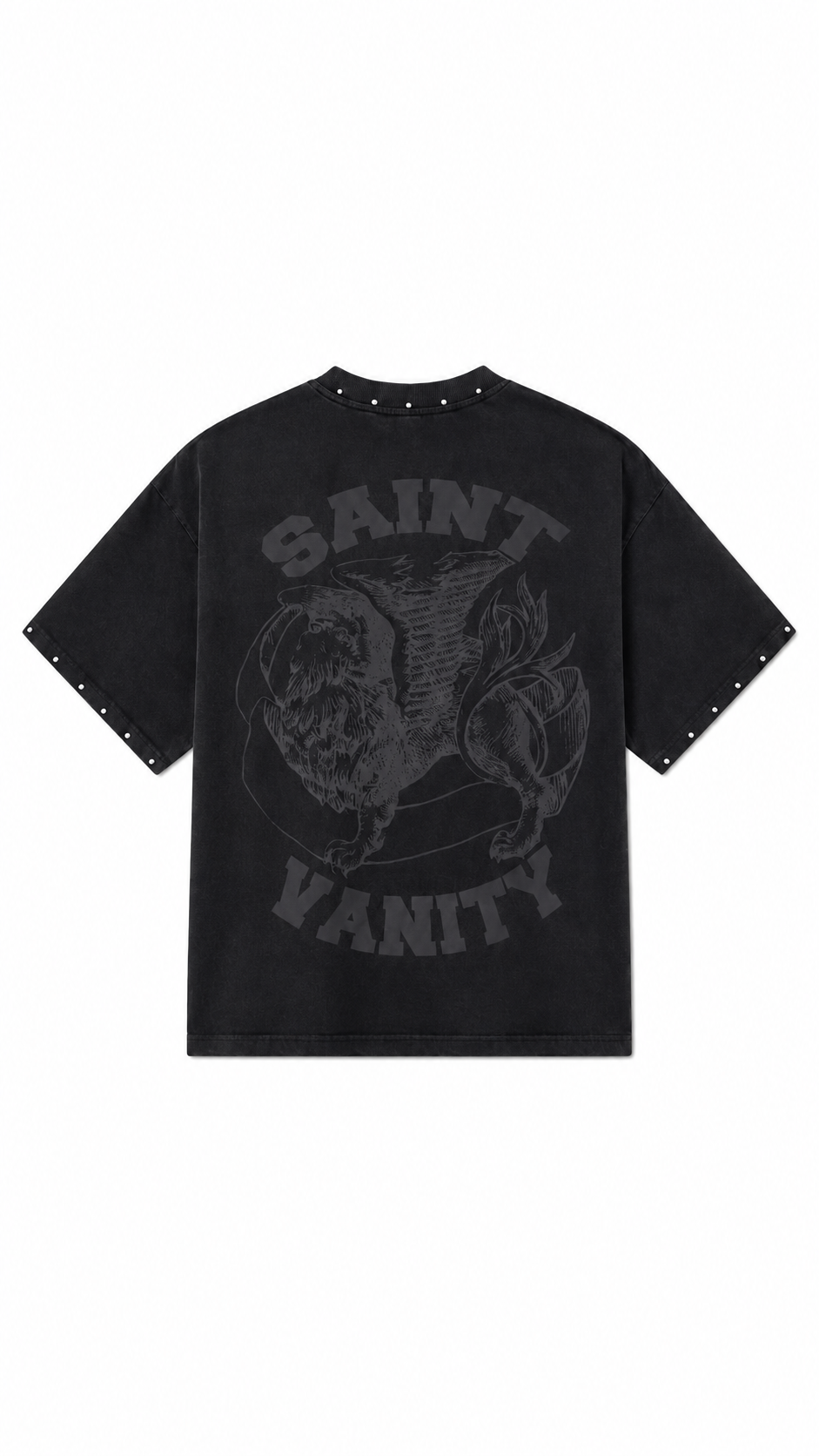 Saint Valley TERRY T-Shirt "FADED Black”