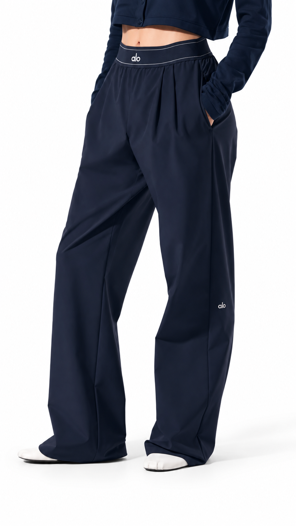 Alo Yoga Womens Suit Up Trousers - Authenticity Guaranteed