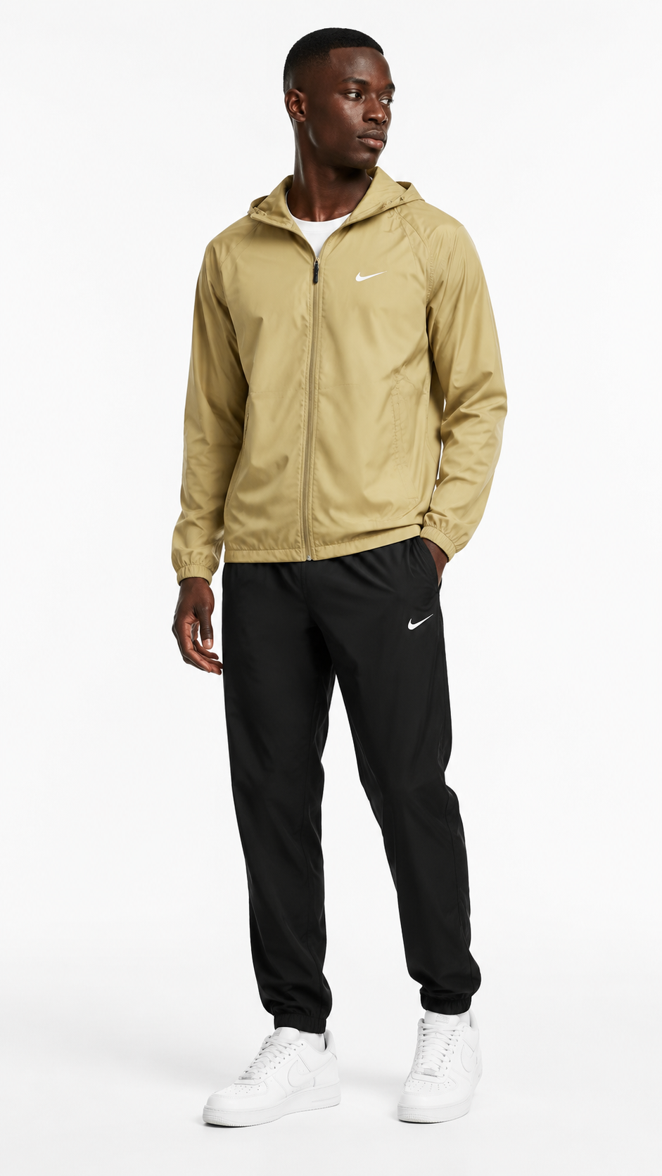 Nike Miler Repel Beige Black Tracksuit
