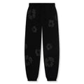 Denim Tears Cotton Wreath Black Monochrome Sweatpants