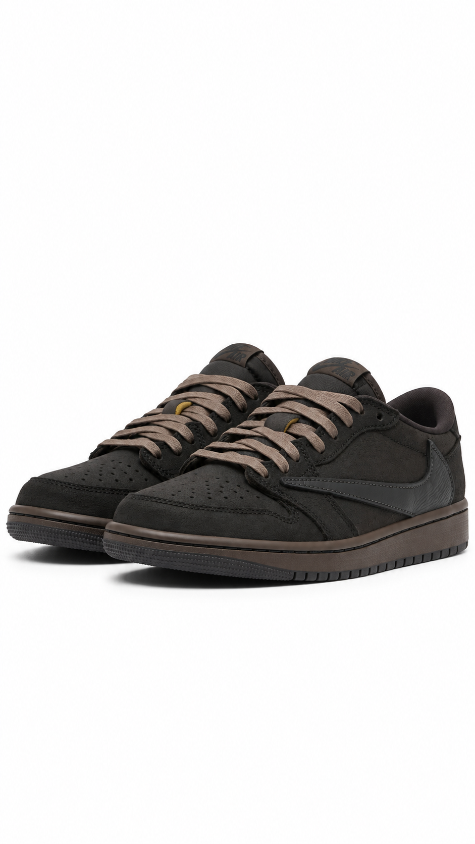 AIR JORDAN 1 RETRO LOW OG SP TRAVIS SCOTT VELVET BROWN